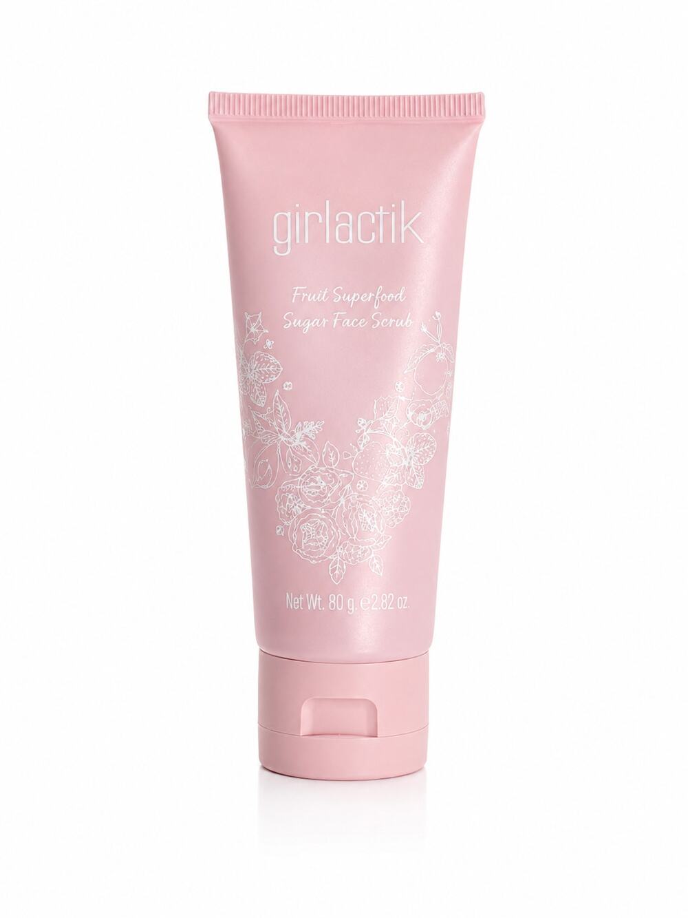 Girlactik Fruit Superfood Sugar Face Scrub 2.82 Oz 80g NIB Full Size